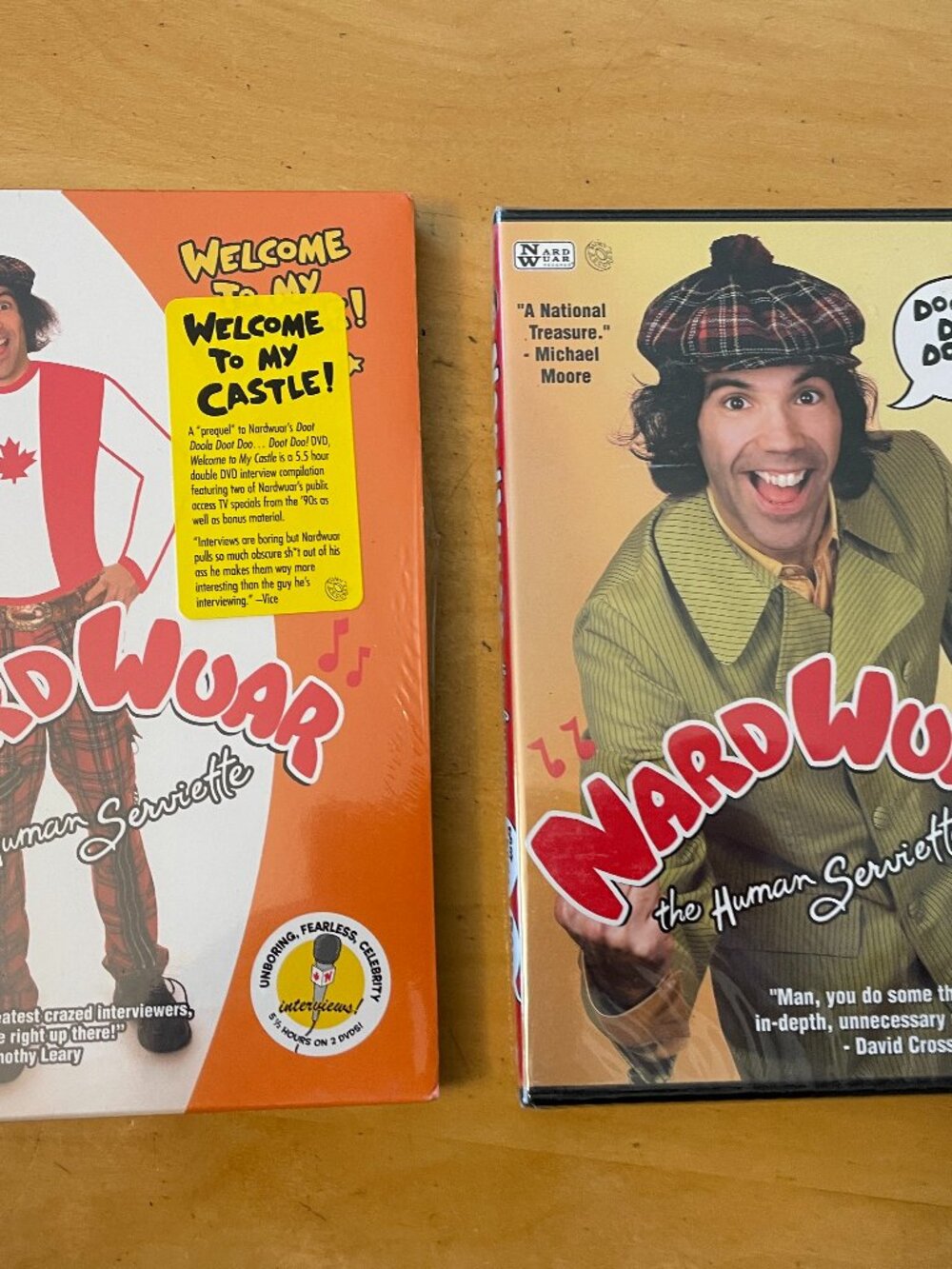 Nardwuar the Human Serviette DVD Lot Welcome to My Castle & Doot Doola Doot New